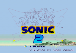 Sonic 2 - Aluminum Edition Title Screen